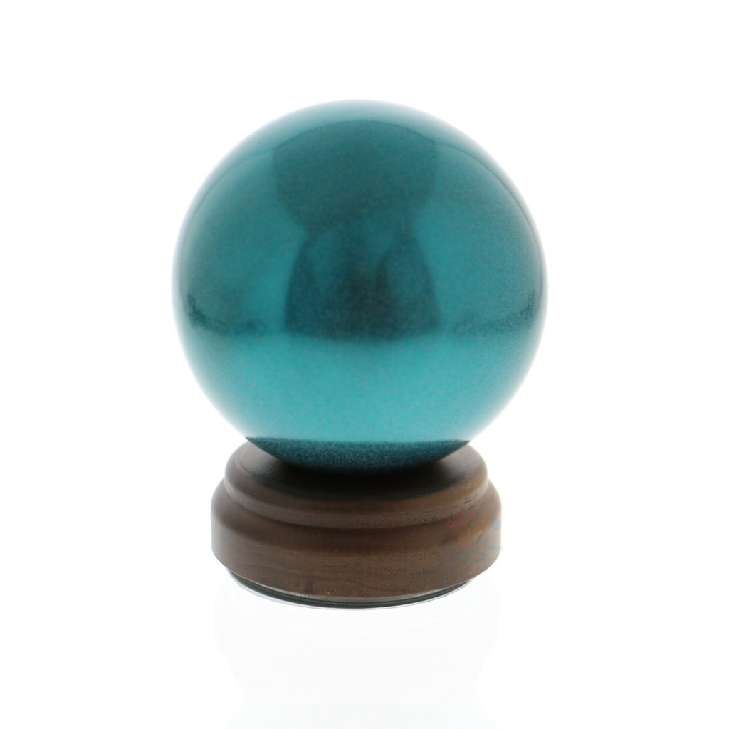 OnFireGuy Rotating Walnut Dimple Display Stand for 4" to 6" Spheres