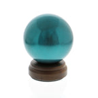 OnFireGuy Rotating Walnut Dimple Display Stand for 4" to 6" Spheres