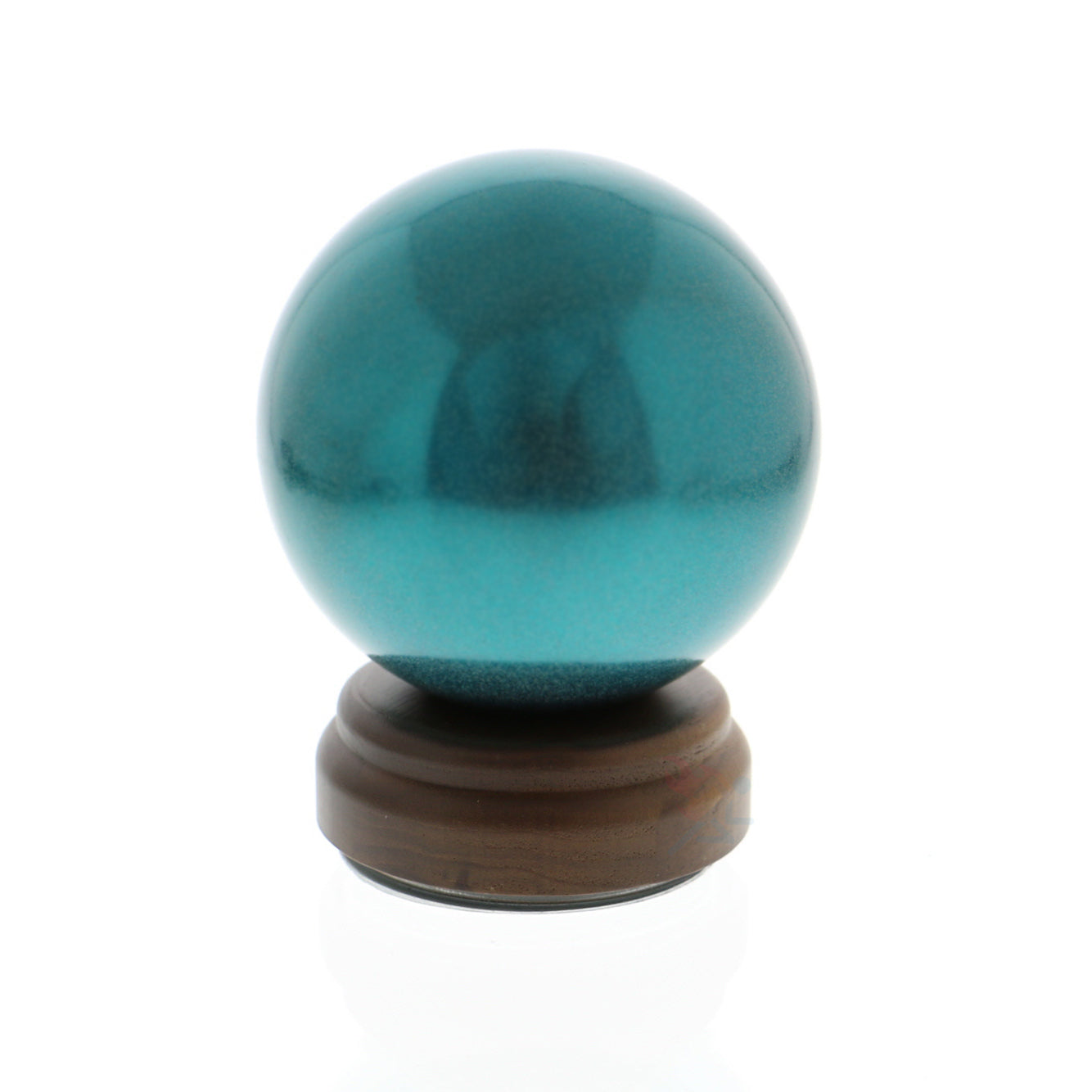 OnFireGuy Rotating Walnut Dimple Display Stand for 4" to 6" Spheres
