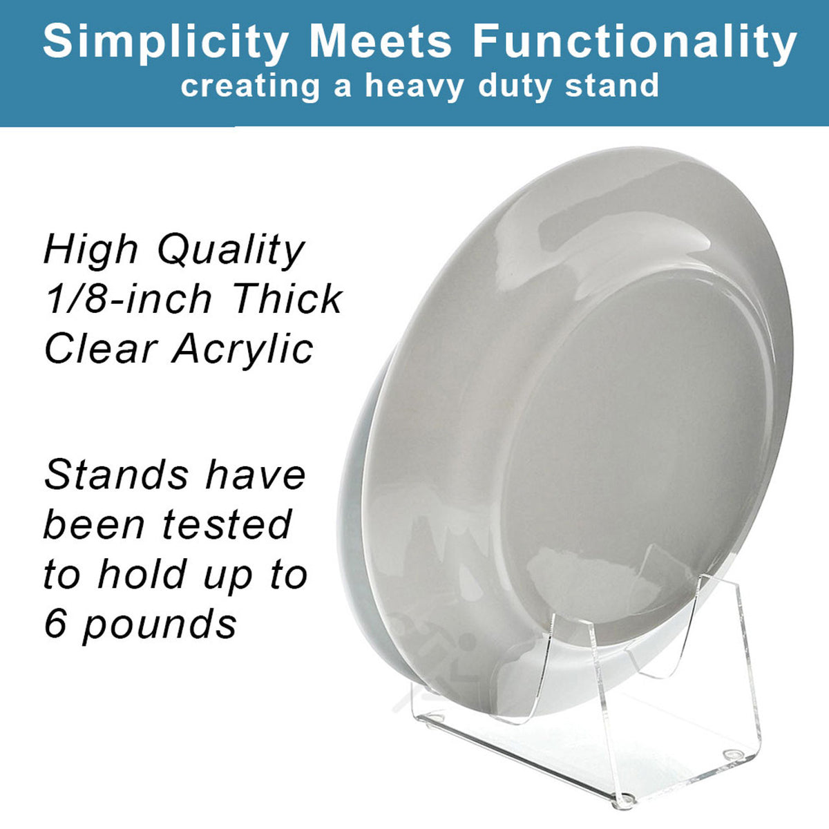 2-Tier Dinnerware Display Stand for Kitchenware Plates Platters China ...