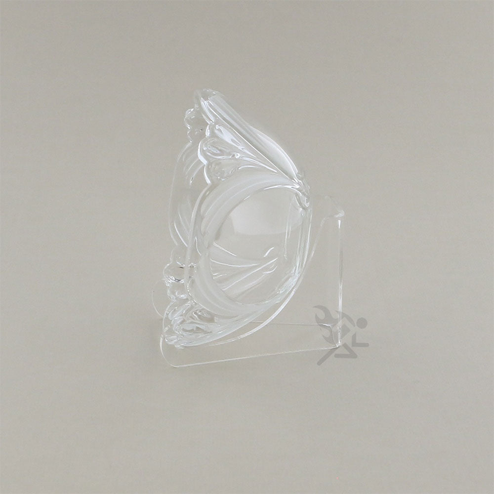 3" Clear Acrylic Shallow Bowl Display Stand for 3" - 5" Bowls