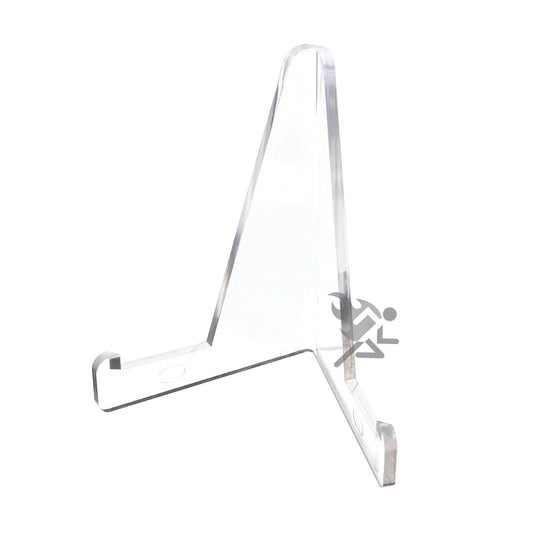 3-3/8" Clear Acrylic Display Stand Easels with 3/4" Shelf