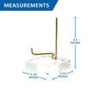 3-1/2" Adjustable Metal Arm Display Stand Easel with Acrylic Base