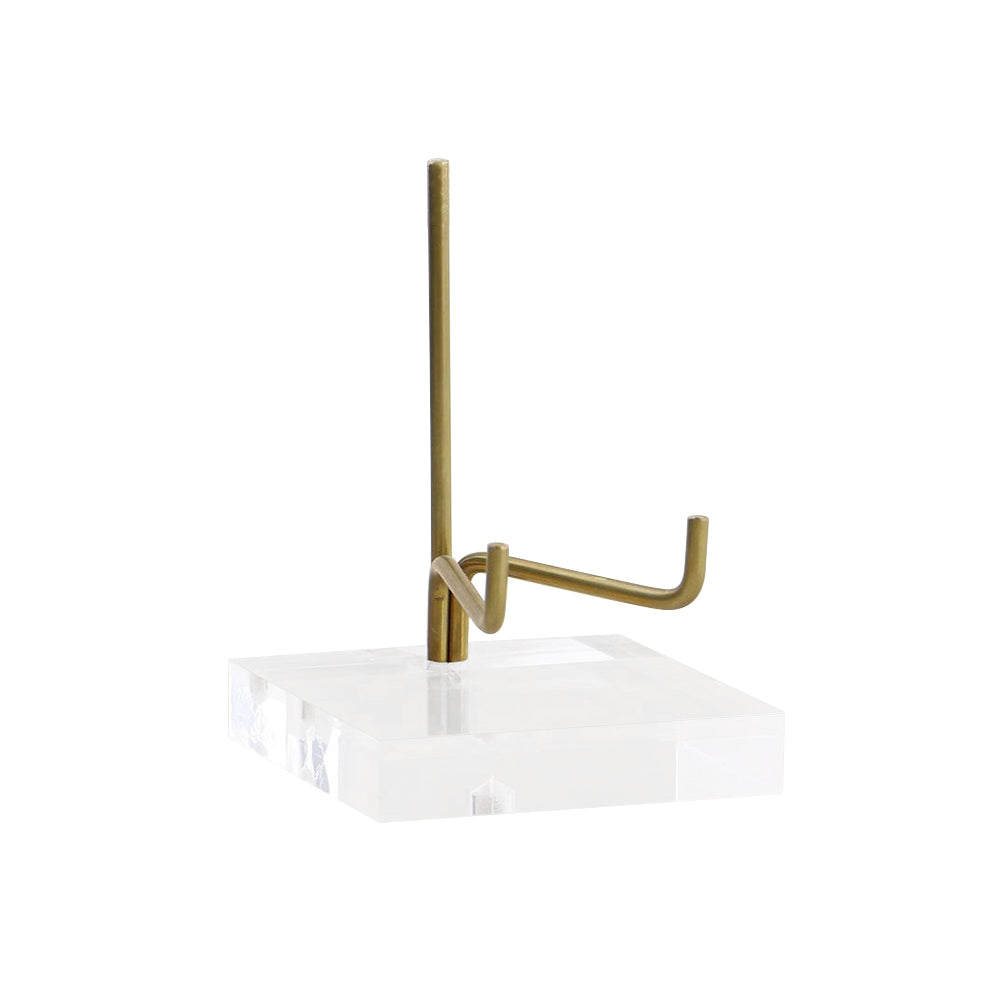 3-1/2" Adjustable Metal Arm Display Stand Easel with Acrylic Base