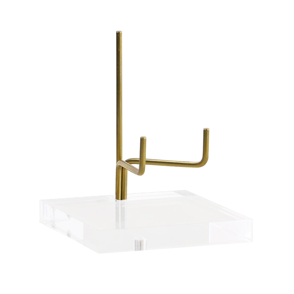 3-3/4" Adjustable Metal Arm Display Stand Easel with Acrylic Base