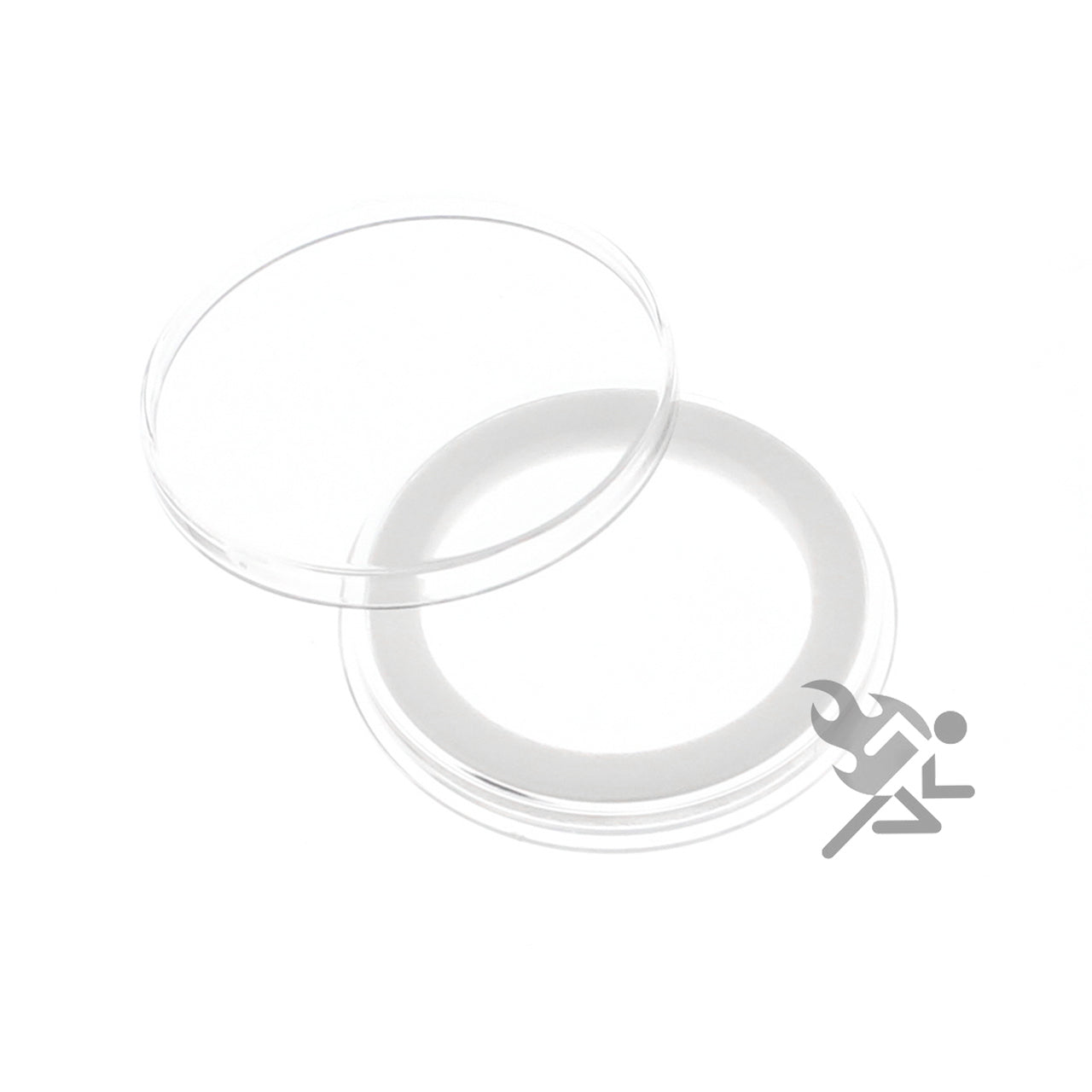 Capsule Tube & 20 Air-Tite 31mm Coin Capsules for Australian Penny