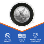 33mm Ring Fit Coin Holders for 1/2oz Silver Libertad