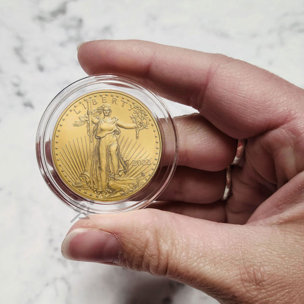 Direct Fit 34mm Coin Holders for Gold $20 Double Eagle
