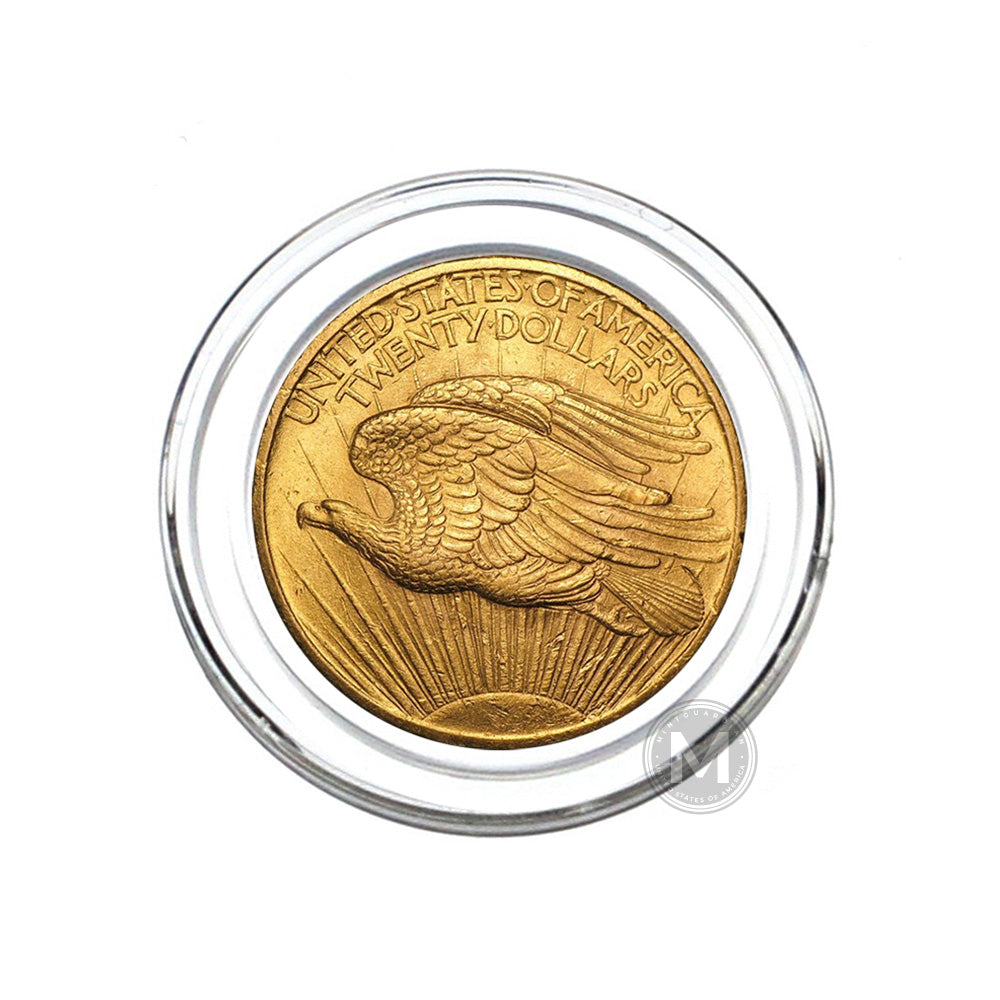 Direct Fit 34mm Coin Holders for Gold $20 Double Eagle