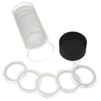 Capsule Tube & 20 Ring Fit 36mm Coin Holders for 1/2oz Silver Lunar