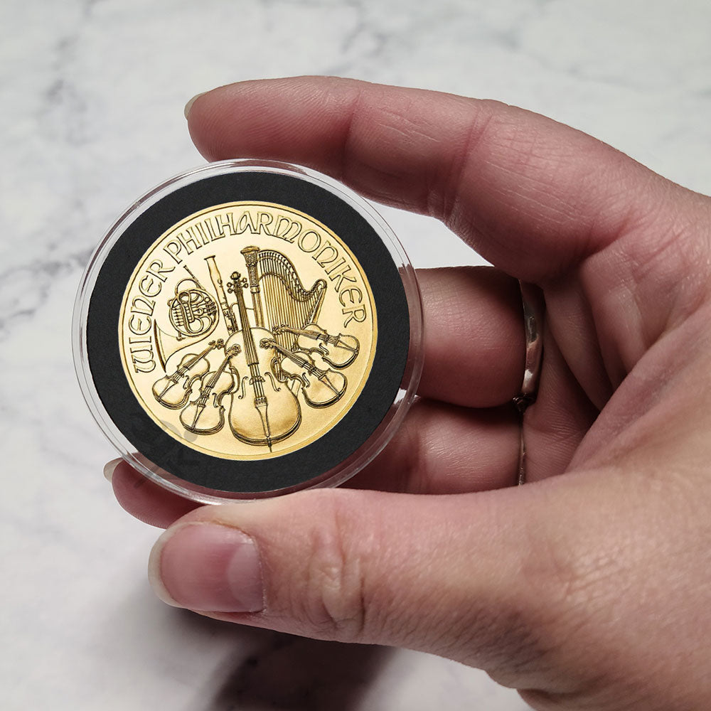 Air-Tite 37mm Coin Capsules for 1oz Philharmonics