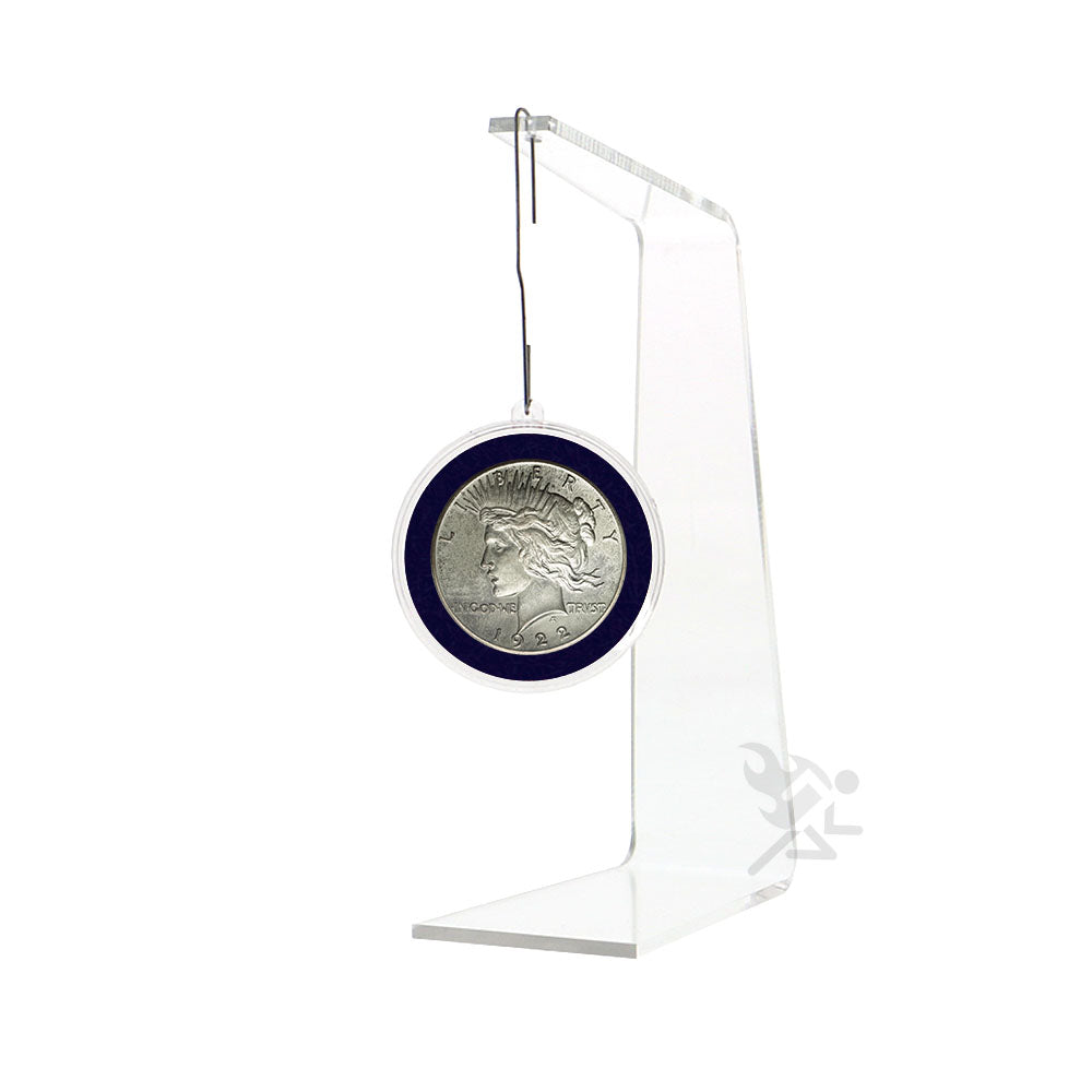 38mm Velour Ring Ornament Loop Coin Holders for 1oz Silver Dollars