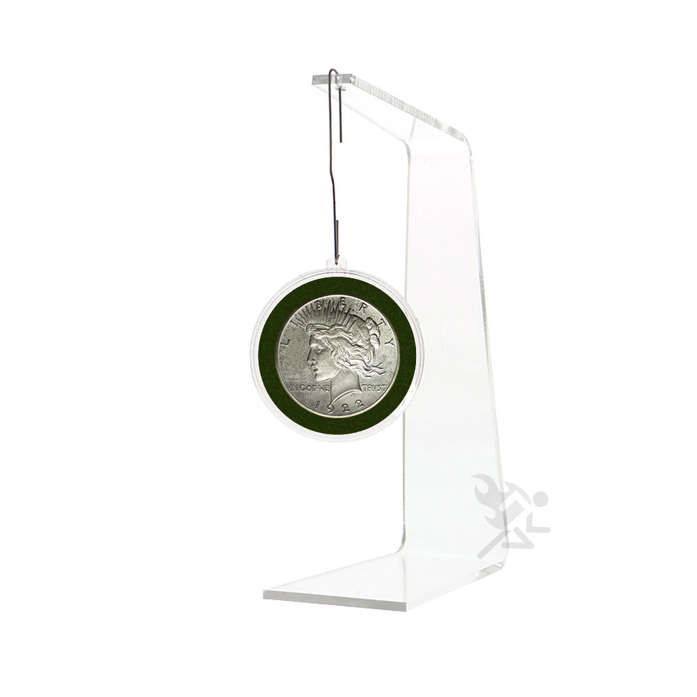 38mm Velour Ring Ornament Loop Coin Holders for 1oz Silver Dollars