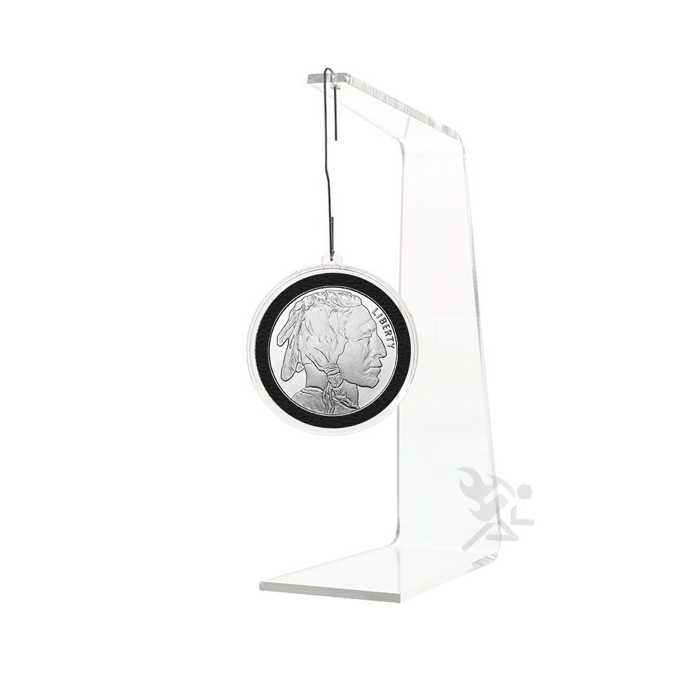 39mm Ring Fit Ornament Loop Coin Holders for 1oz Silver Rounds