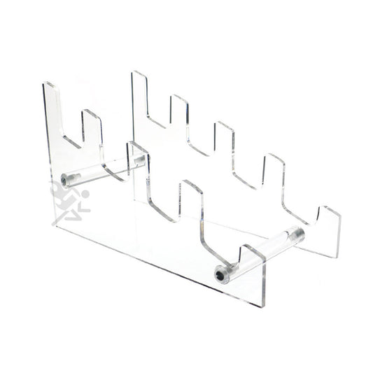 Acrylic 4 Tier Plate Rack Easel, Multiple Plate, Book, Frame, Knife Holder