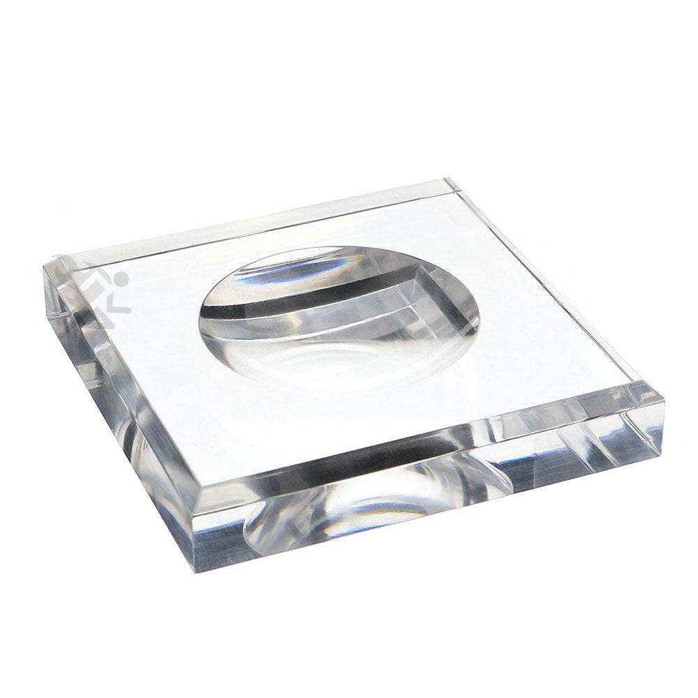 Jumbo 4" Square Dimple Block Display with 2.5" Dimple