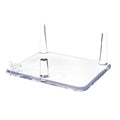 Mineral Geode Fossil Display Stands, 4.25" Acrylic Three-Peg Holders