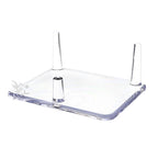 Mineral Geode Fossil Display Stands, 4.25" Acrylic Three-Peg Holders