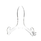 4.5" Classic Style Clear Acrylic Easel Display Stands
