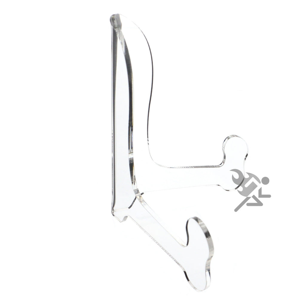 4.5" Classic Style Clear Acrylic Easel Display Stands