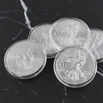 OnFireGuy 40.6mm Direct Fit Coin Holders for 1oz Silver Eagles