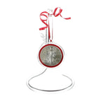 40.6mm Velour Ring Ornament Loop Coin Holders for 1oz Silver Eagles