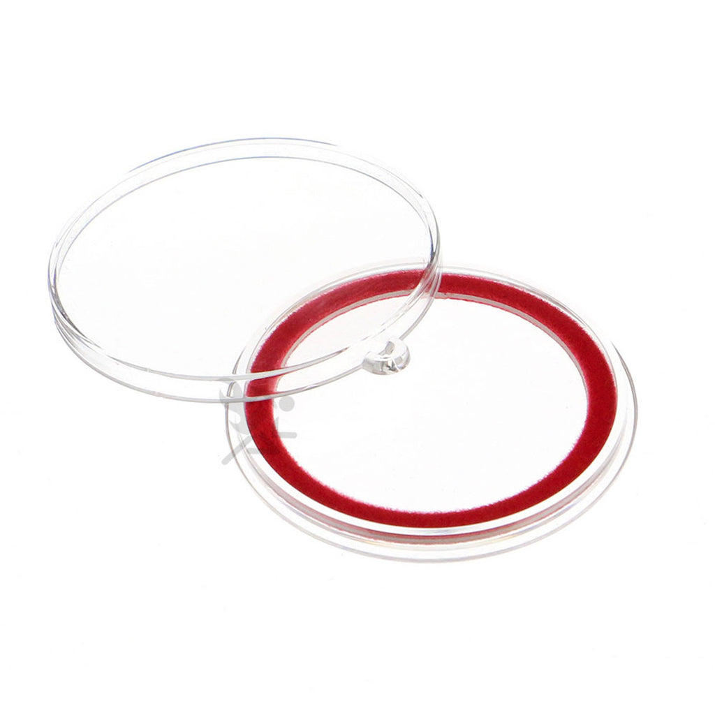 40.6mm Velour Ring Ornament Loop Coin Holders for 1oz Silver Eagles