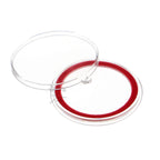 40.6mm Velour Ring Ornament Loop Coin Holders for 1oz Silver Eagles