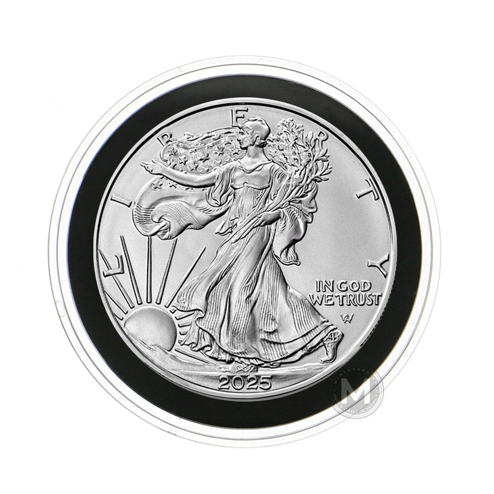 Ring Fit 40mm Coin Holders for 1oz Silver Eagle