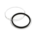 Capsule Tube & 20 Ring Fit 41mm Coin Holders for Casino Tokens & Chips