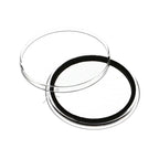 Capsule Tube & 20 Ring Fit 42mm Coin Holders for Casino Tokens & Chips