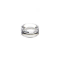 5/8" x 1/4" Acrylic Beveled Ring Marble Sphere Stands
