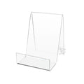 Acrylic 5.5" Book Display Stand Easel with 2" Resting Shelf