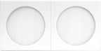 50 Large Dollar 2x2 Premium Cardboard Coin Flips Paper Holders Mylar Archival Safe Storage