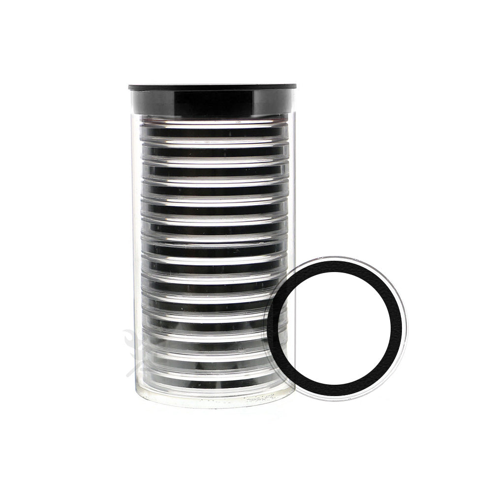 Capsule Tube & 15 Ring Fit 54mm Coin Capsules