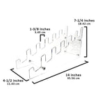 Multiple Tier Acrylic Plate Rack Display Stand, Holds 6 Plates