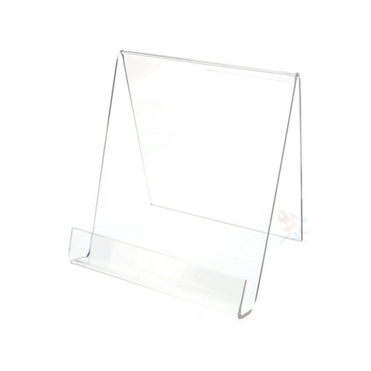Acrylic 6" Book Display Stand Easel with 7/8" Resting Shelf