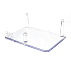 Mineral Geode Fossil Display Stands, 6.25" Acrylic Three-Peg Holders
