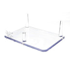 Mineral Geode Fossil Display Stands, 6.25" Acrylic Three-Peg Holders
