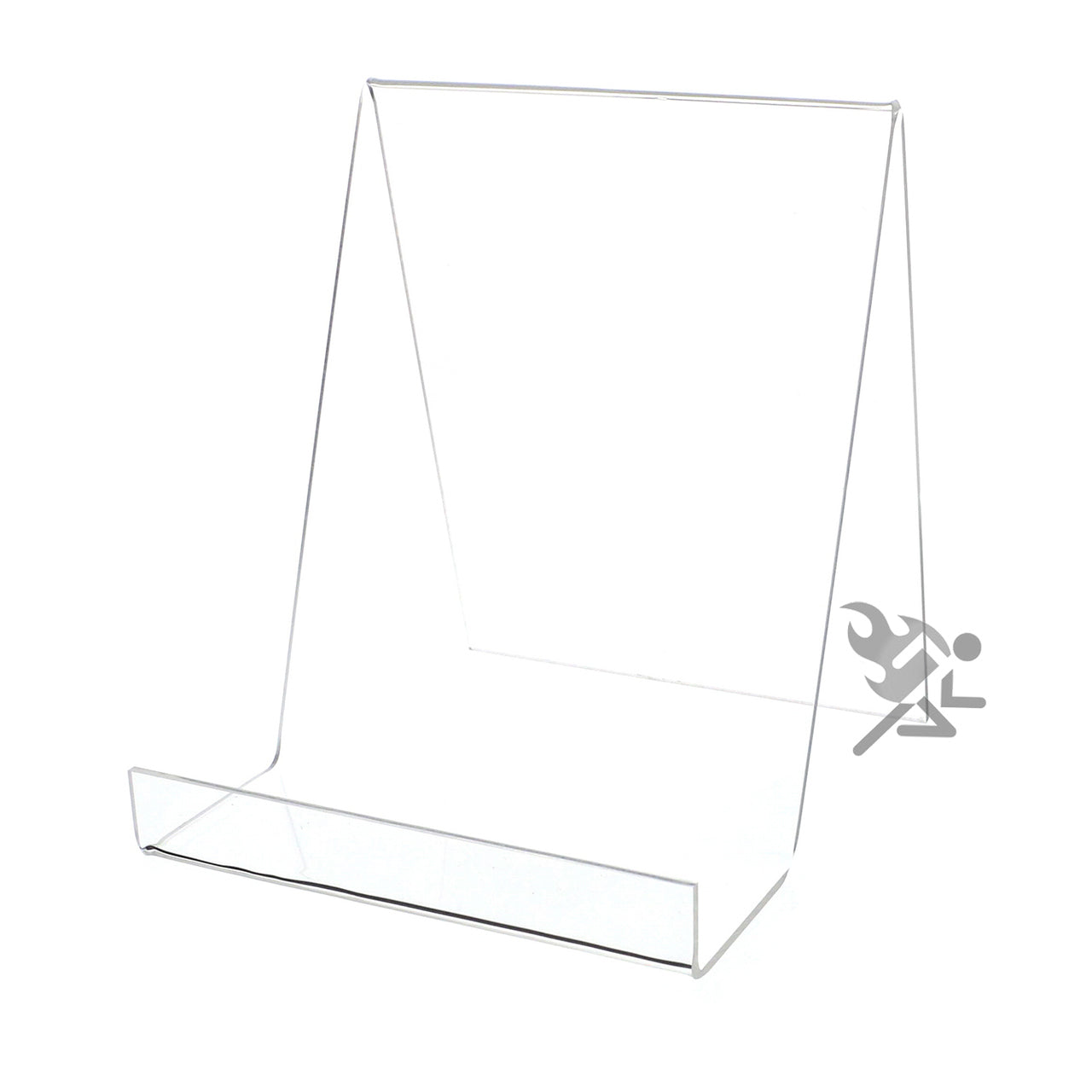 Acrylic 7.25" Book Display Stand Easel with 2-1/2" Resting Shelf
