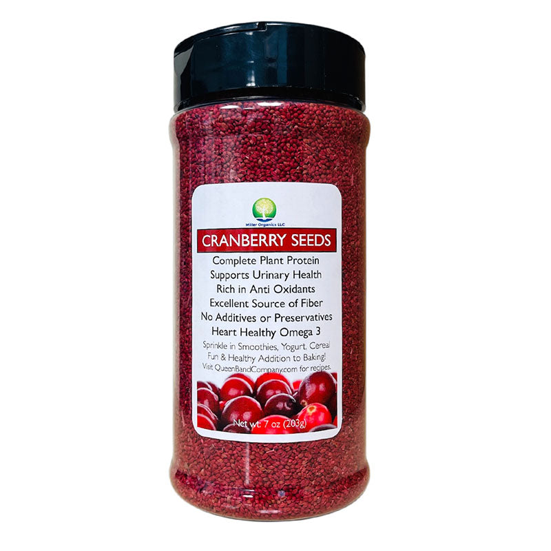 Edible Cranberry Seeds | High in Fiber, Heart Healthy Omega 3, Urinary Support Cranberry Supplement