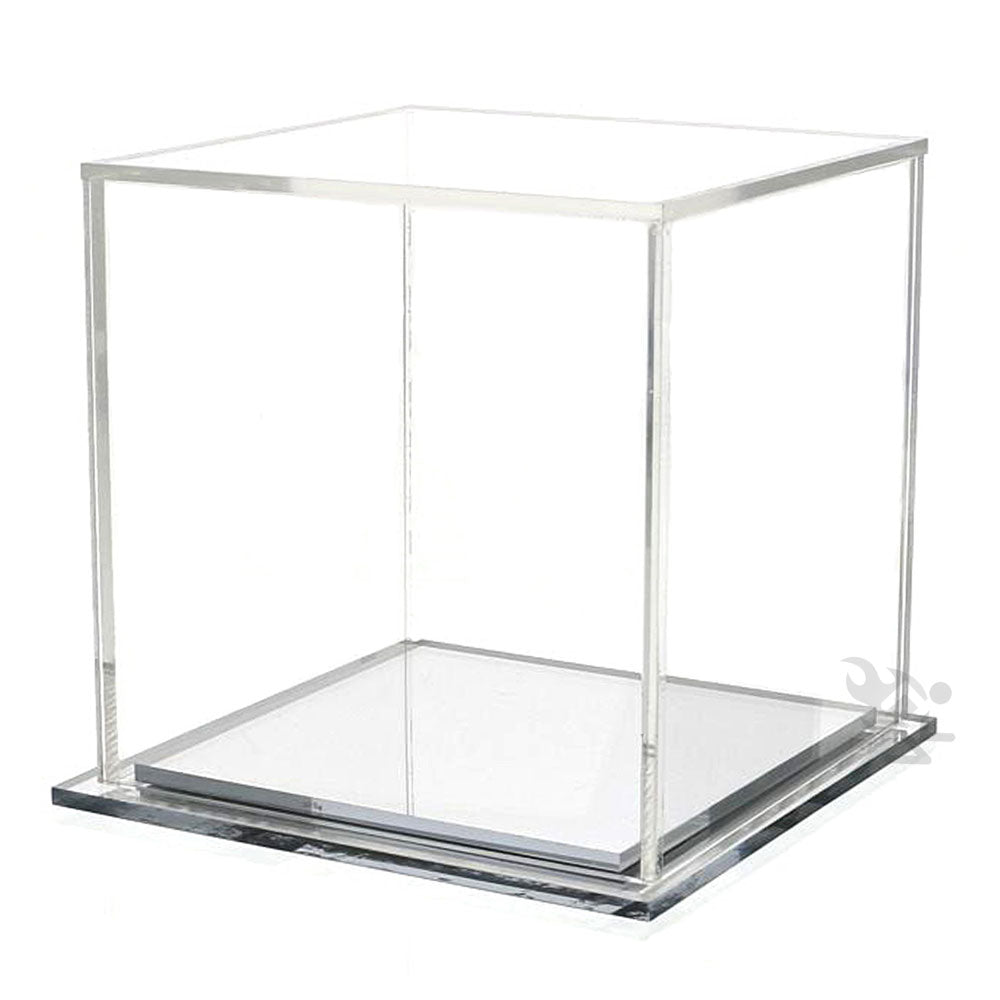 Acrylic Display Case 8" x 8" x 8" Dustproof Showcase