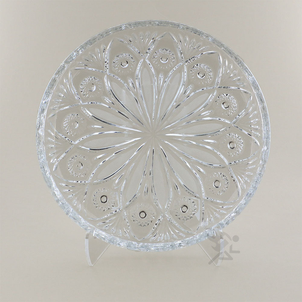 9" Clear Acrylic Shallow Bowl Display Stand for 11" - 14" Bowls