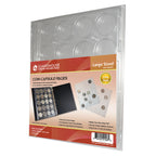 Coin Capsule Album Pages 20 LRG - Model "H" Capsules per Page (2 Pages per Pack)