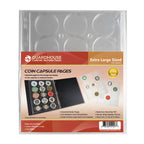 Coin Capsule Album Pages 15 XL - Model "I" Capsules per Page (2 Pages per Pack)