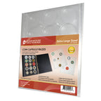 Coin Capsule Album Pages 15 XL - Model "I" Capsules per Page (2 Pages per Pack)