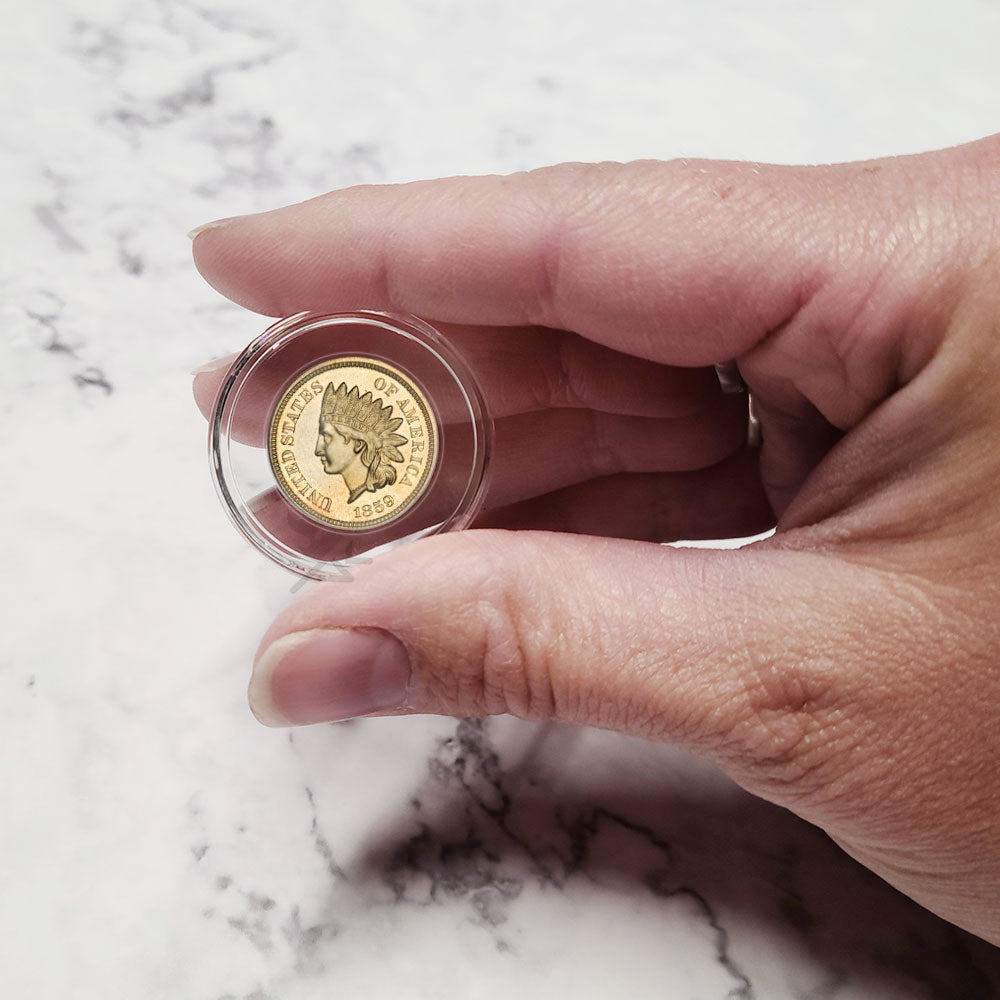 A19 Direct Fit Coin Holders for 19mm US Penny/Cent