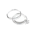 Capsule Tube & 20 Direct Fit 34mm Coin Holders for 1/2oz Silver Maple Leaf