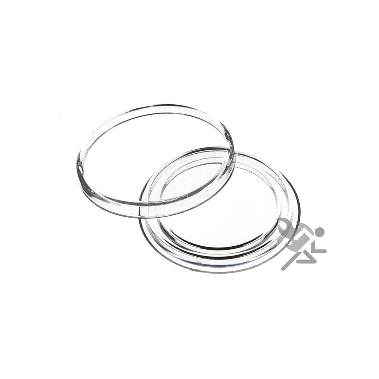 Capsule Tube & 20 Direct Fit 34mm Coin Holders for 1/2oz Silver Maple Leaf