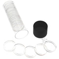 Capsule Tube & 20 A24 Direct Fit Coin Holders for 24.3mm US Quarters